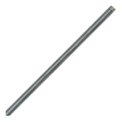 Paulin® Papco® 141-482 Uni-Rod® 141 Fully Threaded Rod, 5/16-18, 120 in OAL, Carbon Steel, Zinc Plated