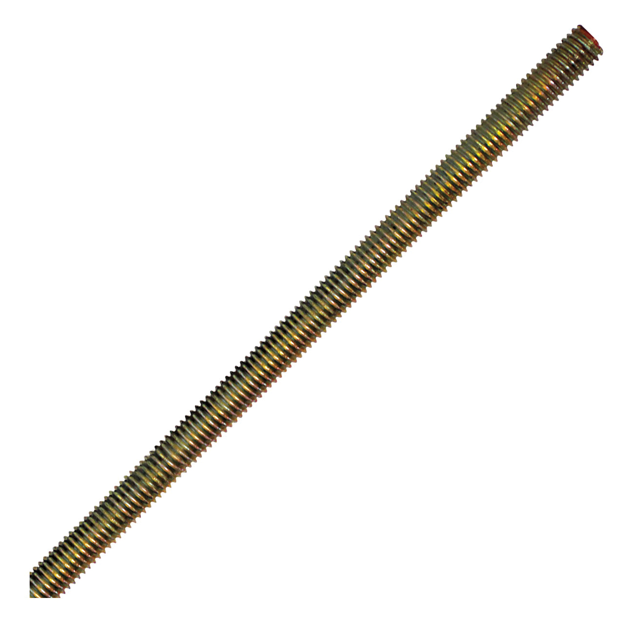 Paulin® Papco® 141-553 Papcolloy Uni-Rod® 141 Heat Treated High Strength Fully Threaded Rod, 7/16-14, 36 in OAL, Carbon Steel, Yellow Zinc Dichromate Plated