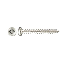 Paulin® Papco® 208-139 Tapping Screw, #8-15, 3/4 in OAL, Square Socket Drive, Carbon Steel, Zinc Plated