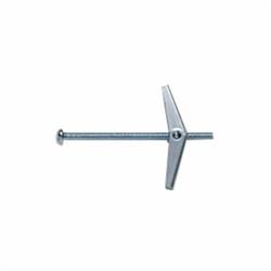 Powers® 4241 Wing Toggle Bolt, 1/4 in Screw, 4 in OAL, Carbon Steel, Round Head, 5/8 in Drill