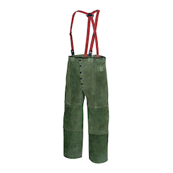 ranpro® V2340840-2XL Welders Waist Pant, Women's, Green, Leather