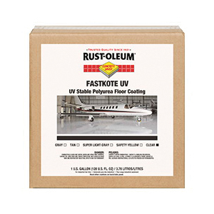 Rust Oleum 277499 Fastkote 1 Component Uv Stable Polyurea Floor Coating 1 Gal Liquid Clear Glass 400 Sq Ft Gal Source Atlantic