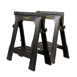 Stanley® 060864R Folding Sawhorse, 1000 lb/Pair Load, 31-1/2 in H x 27-1/2 in W