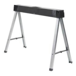 Stanley® STST11151 Single Fold Up Sawhorse, 800 lb/Pair Load, 5 in H x 4 in W, Metal/Polypropylene