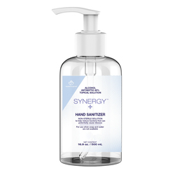 Superior Glove™ Synergy HS500 Hand Sanitizer With Pump Top, 500 mL Nominal, Bottle Package, Liquid Form, Alcohol/Sweet Odor/Scent, Clear