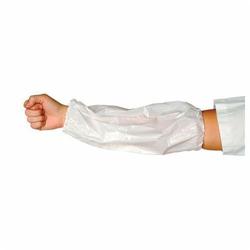 Superior Glove™ SLPD16E Protective Sleeve, 16 in L x 4 mil THK, White, Polyethylene