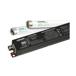 Sylvania QUICKTRONIC® 49855 High Efficiency Normal Ballast Factor Electronic Ballast, Fluorescent, T8, FO32/700, FO32/XP, FO30/SS, FO28/SS, FO25/SS Lamp, 32 W Lamp, 120 to 277 VAC, Instant, 0.88 Ballast Factor