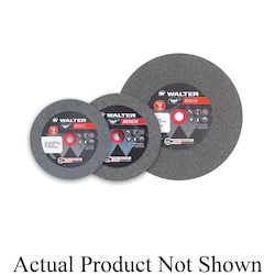 Walter Surface Technologies 12E344 Bench and Pedestal Grinding Wheel, 6 in Dia x 1 in THK, 1 in Center Hole, 36 Grit, Aluminum Oxide Abrasive
