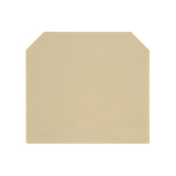 Weidmuller 9503330000 End Plate, For Use With SAK Series Terminal, 1.5 mm, Polyamide 6.6, Beige