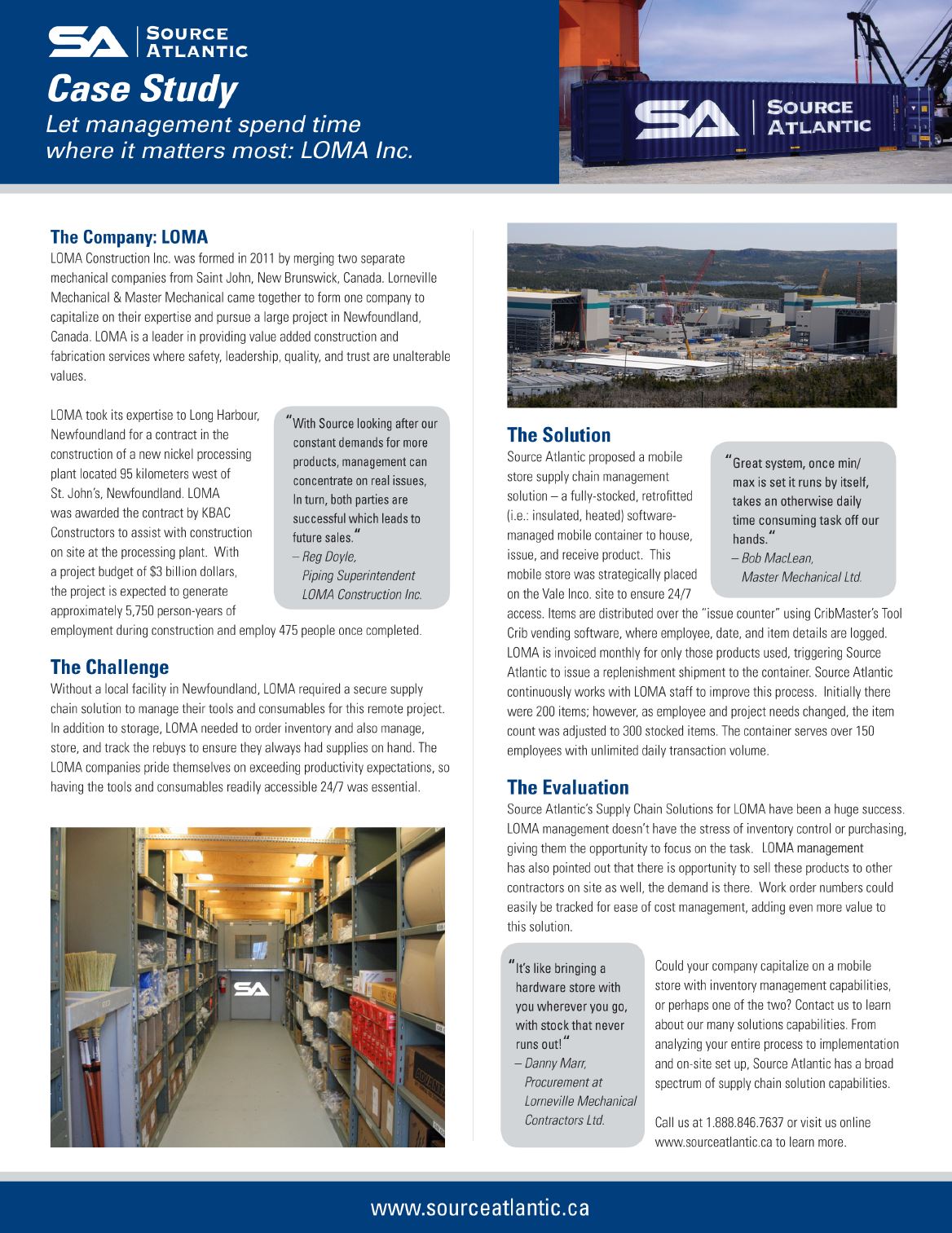 Source Atlantic Case Study: Mobile Store