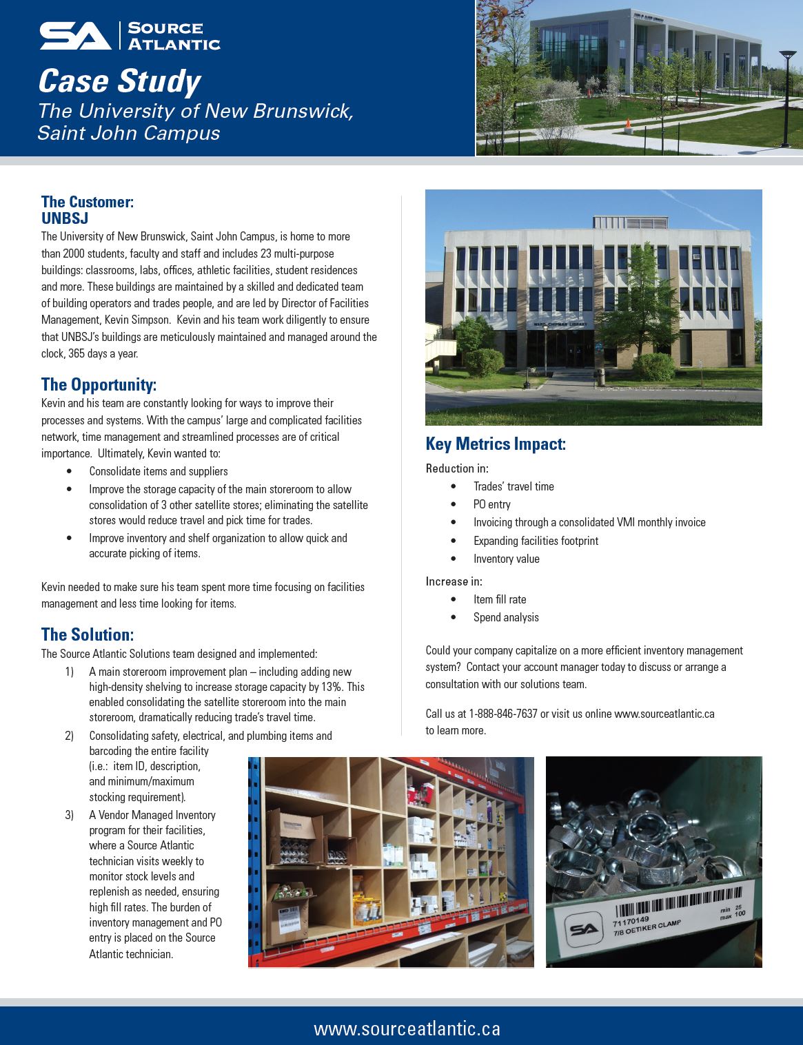 Source Atlantic Case Study: Warehouse Management UNB