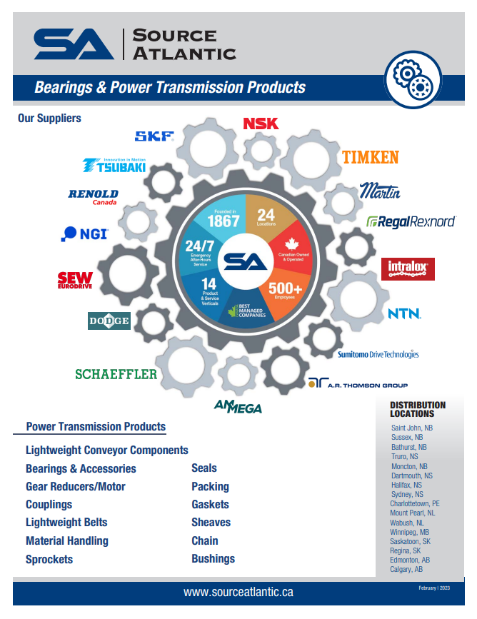 Bearings and Power Transmission Line Card